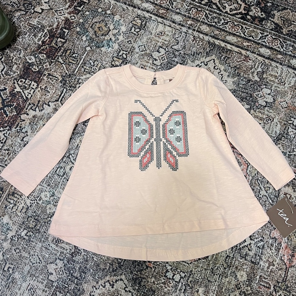 NWT Tea Collection Butterfly Top